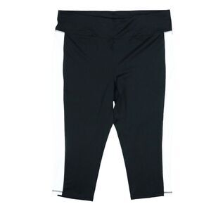 Ideology Womens Plus Running Yoga Capri Pants Size 2X